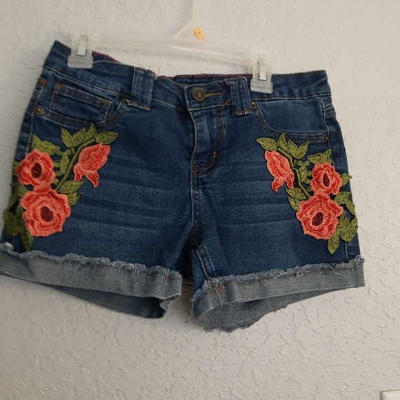 Blue Candy Denim shorts size 14 - Picture 1 of 3